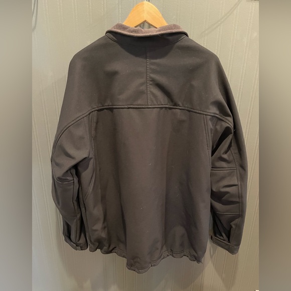 Men’s Carhartt jacket coat size Large pockets activewear utility winter black - Picture 3 of 9